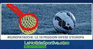 europatacche peggiori difese 2021-2022