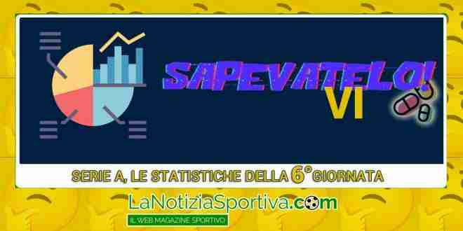 sapevatelo statistiche 6a giornata