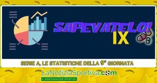 sapevatelo statistiche 9a giornata