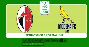 pronostico e formazioni bari-modena
