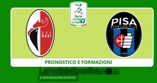 pronostico e formazioni bari-pisa