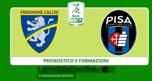 pronostico e formazioni frosinone-pisa