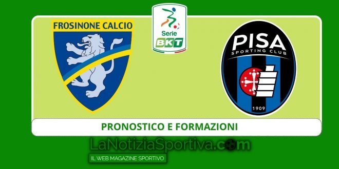 pronostico e formazioni frosinone-pisa