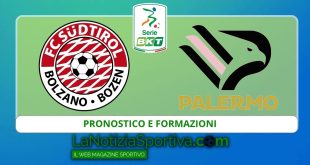 Pronostico Sudtirol-Palermo Serie B