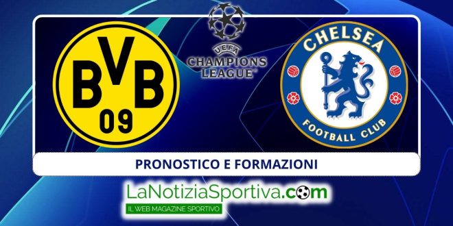 pronostico champions bvb chelsea