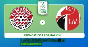 Pronostico Sudtirol-Bari Serie B
