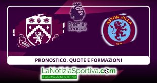 Pronostico Premier League Burnley Aston Villa
