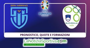 Pronostico Euro 2024 san marino slovenia