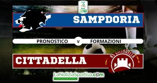 Pronostico Serie B samp cittadella