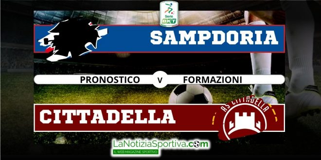 Pronostico Serie B samp cittadella