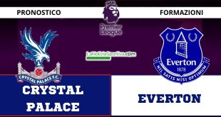 Pronostico Premier League Crystal Palace Everton