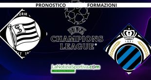 Pronostico Champions League Sturm Graz-Brugge