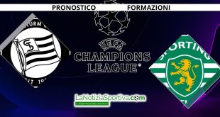 Sturm Graz-Sporting Pronostico Champions League
