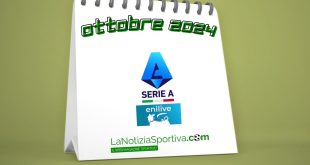 serie a calendario ottobre 2024
