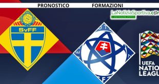 Svezia-Slovacchia Pronostico Nations League