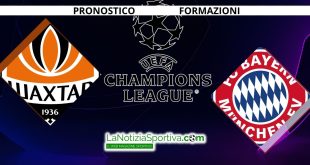 Pronostico Champions League Shakhtar-Bayern