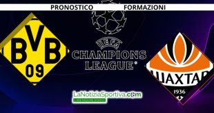Pronostico Champions League BVB Shakhtar