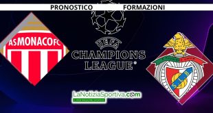 Pronostico Champions League Monaco vs Benfica