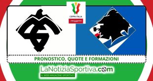 Pronostico Coppa Italia Spezia-Samp