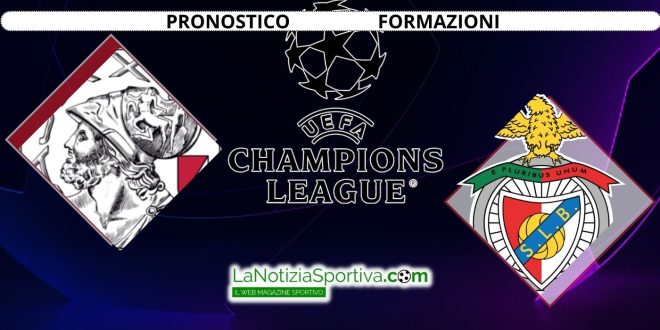 Pronostico Champions League ajax-benfica