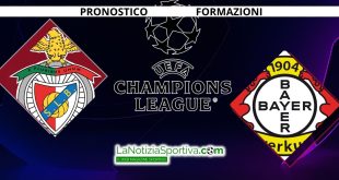 benfica leverkusen Pronostico Champions League